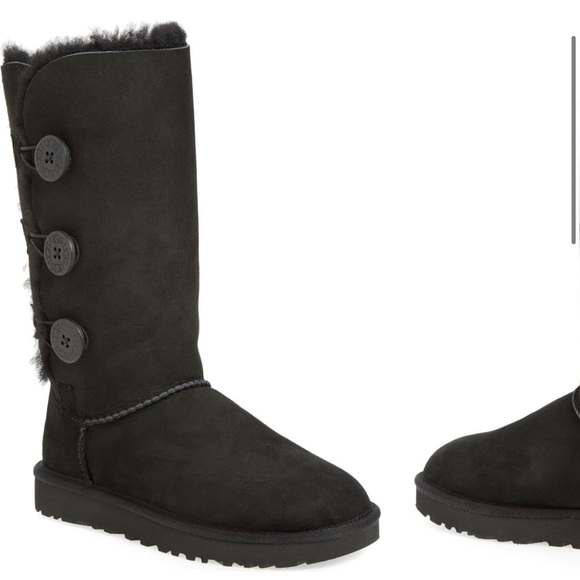 UGG Bailey Button Genuine Shearling Boot - Picture 2 of 6